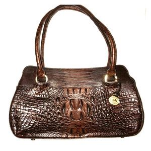 Brahmin satchel - toasted almond
